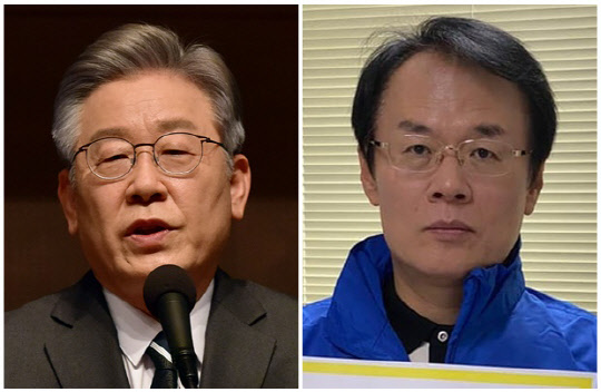 이재명(왼쪽) 더불어민주당 대선 후보와 이상이 교수. 연합뉴스